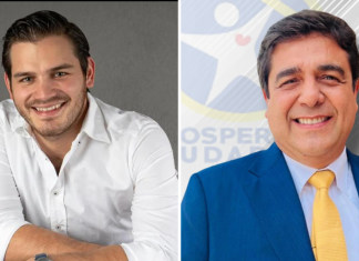 En la imagen Jorge Baldizón y Carlos Pineda