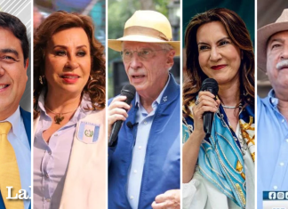 Candidatos presidenciales de Guatemala viajaron a diferentes lugares del país en su campaña de fin de semana, a menos de 40 días de la primera ronda de votaciones el 25 de junio.