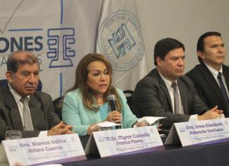 En la imagen, magistrados del TSE en conferencia de prensa. Foto La Hora/Jose Orozco