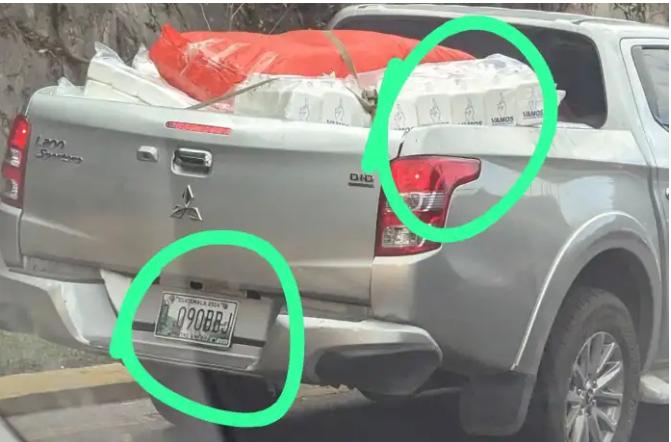 El 31 de marzo usuarios de redes sociales compartieron la imagen de un vehículo tipo pickup con placas oficiales, el cual transportaba propaganda del partido oficialista Vamos. Este es uno de los casos reportados por el MOE-Gt.