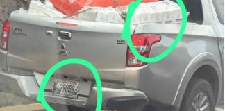 El 31 de marzo usuarios de redes sociales compartieron la imagen de un vehículo tipo pickup con placas oficiales, el cual transportaba propaganda del partido oficialista Vamos. Este es uno de los casos reportados por el MOE-Gt.