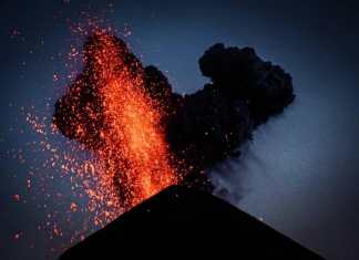 Volcán de Fuego, uno de los más activos