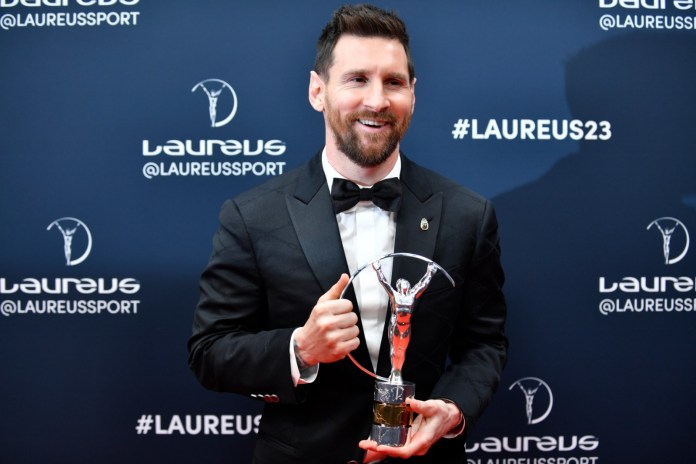 El argentino Lionel Messi se vio doblemente recompensado en la gala de los Premios Laureus.