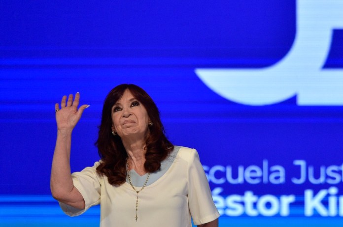 La vicepresidenta argentina Cristina Fernández