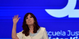 La vicepresidenta argentina Cristina Fernández