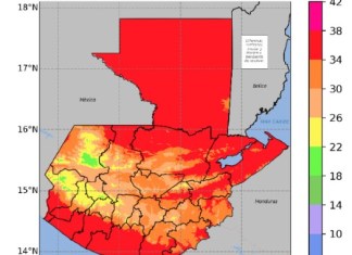El El Insivumeh presenta Mapa de Guatemala
