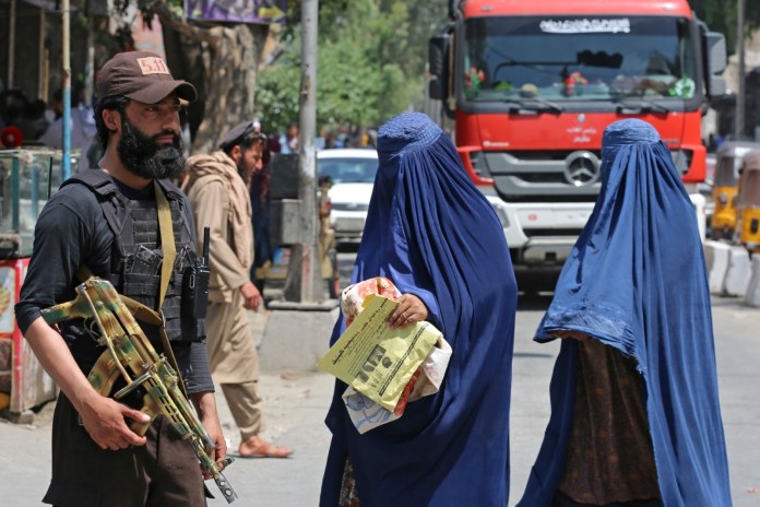 Algunas mujeres afganas