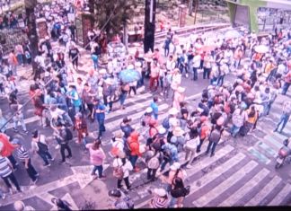 Miembros del Sindicato de Trabajadores de la Educación de Guatemala