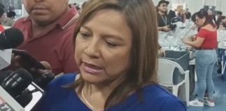 La directora electoral, Gloria López