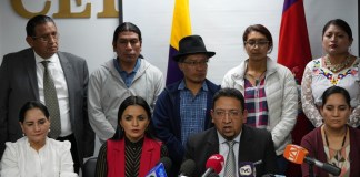 El presidente de la disuelta Asamblea Nacional de Ecuador
