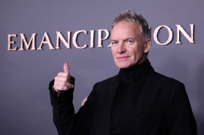 El músico británico Sting