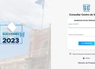 votación