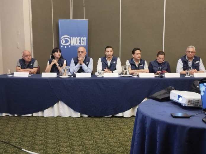 La Misión de Observación Electoral de Guatemala (MOE-GT) presentó su informe. Foto: Jessica Pérez / La Hora