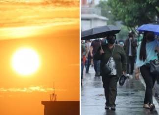 Para este fin de semana se prevé un ambiente cálido, pero también lluvia fuerte.