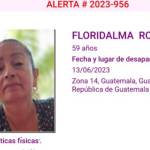 Seis días han pasado desde que se reportó la desaparición de Floridalma Roque, de 59 años