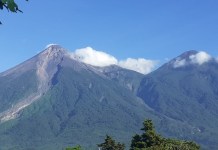 CONAP prohíbe la estadía en el área de «El Camellón» del volcán de Acatenango por erupciones en el volcán de Fuego Volcán de Fuego y Acatenango