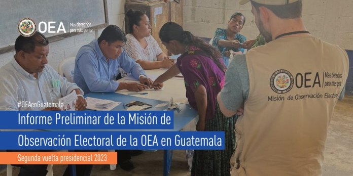 La MOE presentó su informe preliminar de los resultados de la segunda vuelta presidencial, donde Arévalo se impone como presidente electo de Guatemala. 