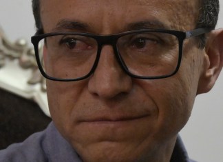 El periodista Christian Zurita, quien reemplazó al asesinado candidato Fernando Villavicencio