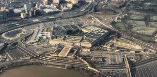 Vista aérea del Pentágono, en Washington, el 26 de enero de 2020.