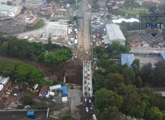 El paso del transporte pesado y público esta restringido en el puente provisional del km 17.5 CA-9.