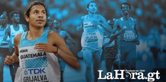 El atleta guatemalteco Luis Grijalva.
