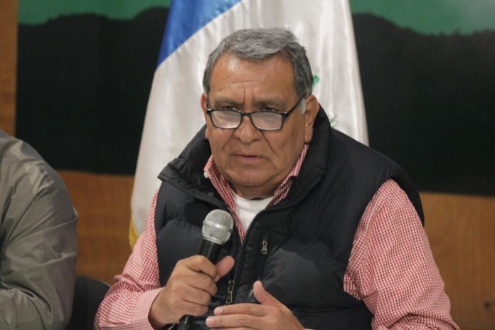 Víctor Guerra, secretario general en funciones de la UNE. Crédtos: José Orozco.