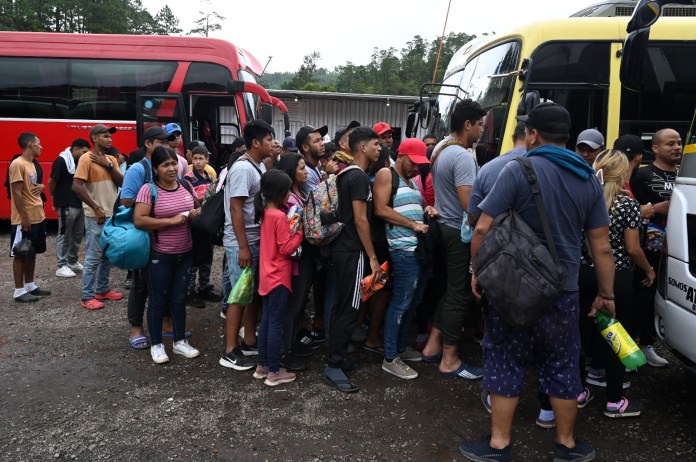 El Instituto Guatemalteco de Migración (IGM) dio a conocer, este viernes 25 de agosto, que recibió información sobre un grupo masivo de migrantes provenientes de Honduras. Foto La Hora/IGM