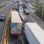 Ruta al Pacífico, a inmediaciones del kilómetro 17.5