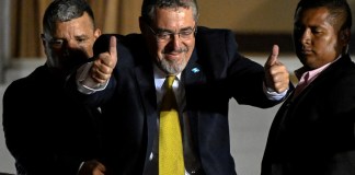El presidente electo, Bernardo Arévalo. Foto La Hora/AFP