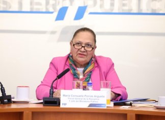 Consuelo Porras, fiscal general del Ministerio Público. Foto La Hora/MP