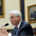 El secretario de Justicia de EEUU, Merrick Garland, comparece ante una audiencia legislativa el 20 de septiembre de 2023, en el Capitolio