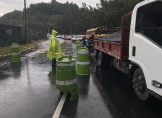 La PMT de Guatemala estima que trabajos en Bulevar Lourdes podrían verse afectados por las lluvias que se han registrado en las últimas horas.