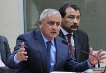 Otto Pérez Molina no canceló Q4 millones en concepto de reparación digna. Foto La Hora: Archivo