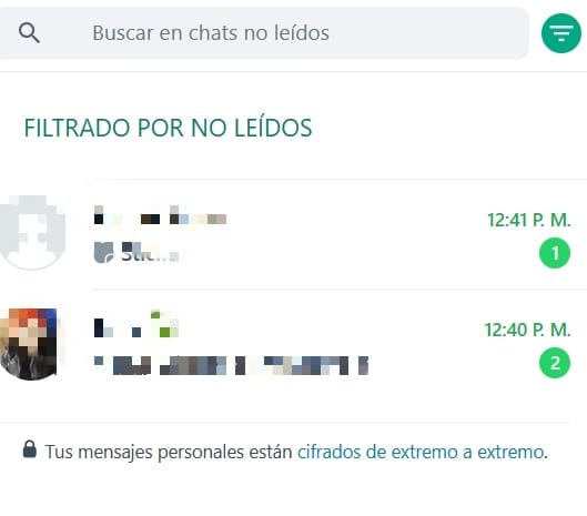 Whatsapp realiza nuevas actualizaciones. Foto La Hora/Captura de pantalla