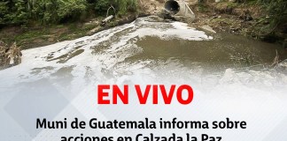 La Municipalidad de Guatemala informa sobre acciones en Calzada la Paz.