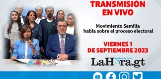 En vivo: Binomio electo de Semilla habla en conferencia de prensa