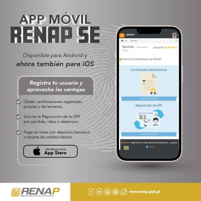 Servicio Renap Móvil. 