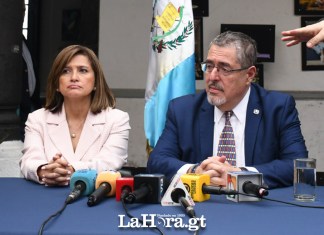 El presidente electo, Bernardo Arévalo y la vicepresidenta electa Karin Herrera