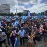 Archivo-En el país varios sectores suman 18 días de manifestaciones. Foto: José Orozco/La Hora