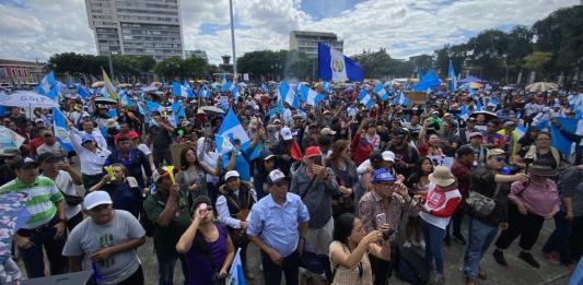 Archivo-En el país varios sectores suman 18 días de manifestaciones. Foto: José Orozco/La Hora