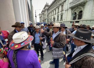 Las autoridades de las comunidades indígenas que lideran las protestas, se reunirán con el presidente, Alejandro Giammattei