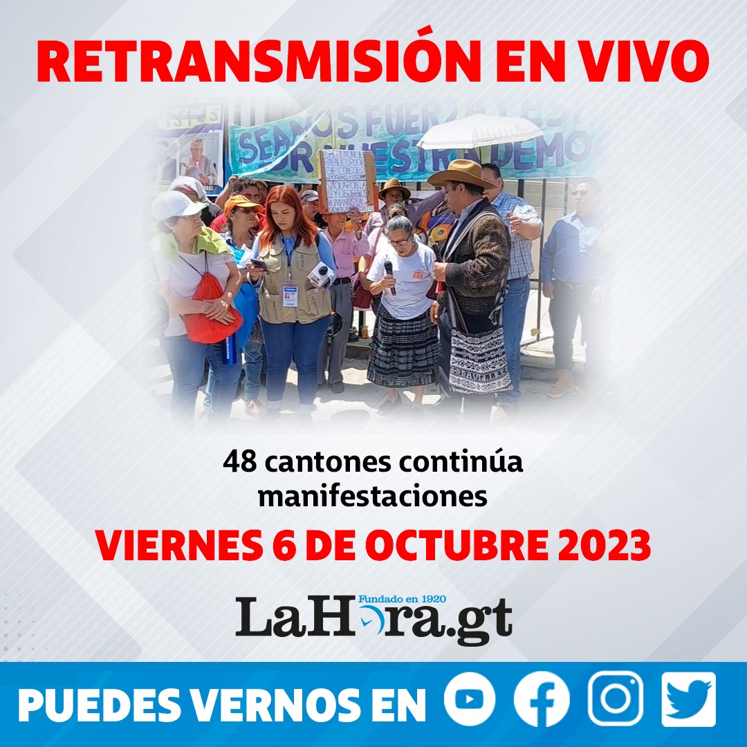 Retransmisión en vivo: 48 cantones continúa manifestaciones