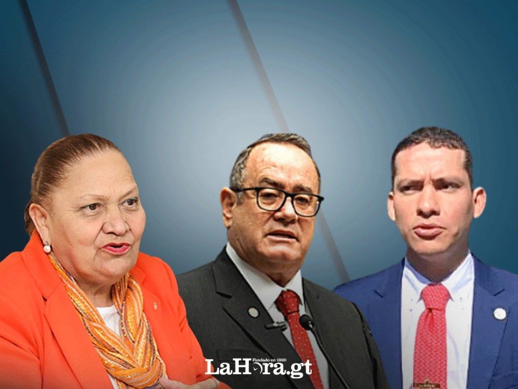 Consuelo Porras, jefa del MP, Alejandro Giammattei y Miguel Martínez han liderado esfuerzos en contra de la democracia.