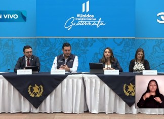 El equipo de transición del gobierno liderado por Keila Gramajo, titular de la Secretaría General de Planificación y Programación de la Presidencia (Segeplan). Foto La Hora/Captura de pantalla