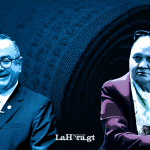 En la foto, el presidente Alejandro Giammattei y la fiscal general, Consuelo Porras.