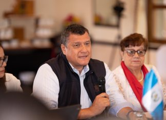 El vicepresidente, Guillermo Castillo, preside la reunión sobre Fortalecimiento de la Gobernanza de la Migración, en la cual están involucrados los países del norte de Centroamérica.