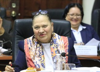 La Fiscal General del Ministerio Público, María Consuelo Porras. Foto La Hora/MP