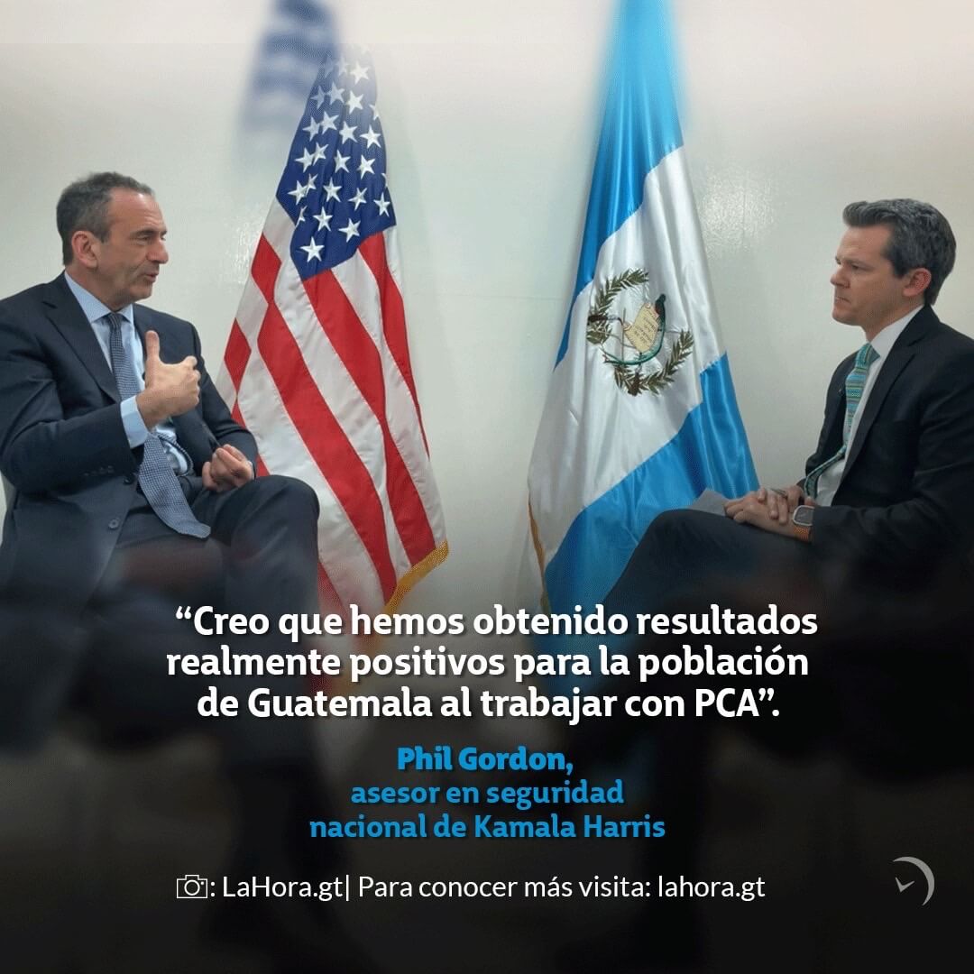 "Creo que hemos obtenido resultados realmente positivos para la población de Guatemala al trabajar con PCA".