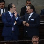 El diputado Boris España y Felipe Alejos. Archivo La Hora