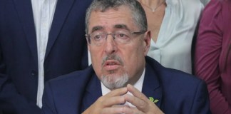 El presidente electo, Bernardo Arévalo